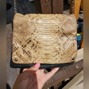 Karma Koma Rare Vintage Genuine Python Crossbody